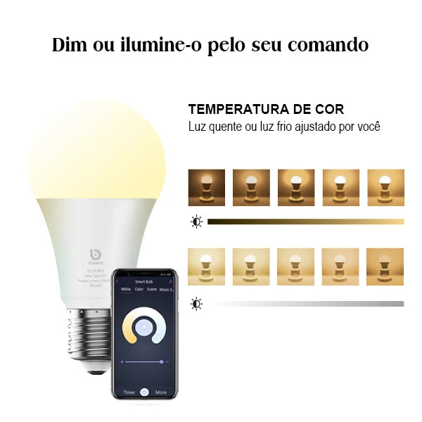 Lâmpada inteligente RGB