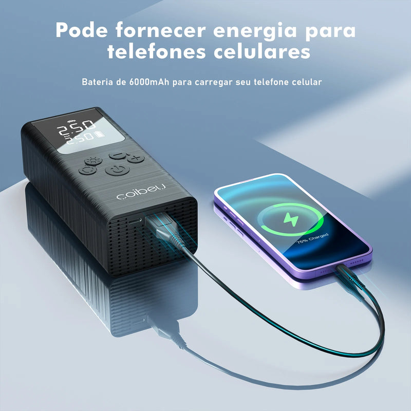 Mini Compressor de Ar Portátil